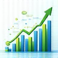Image representing financial growth charts and data analytics